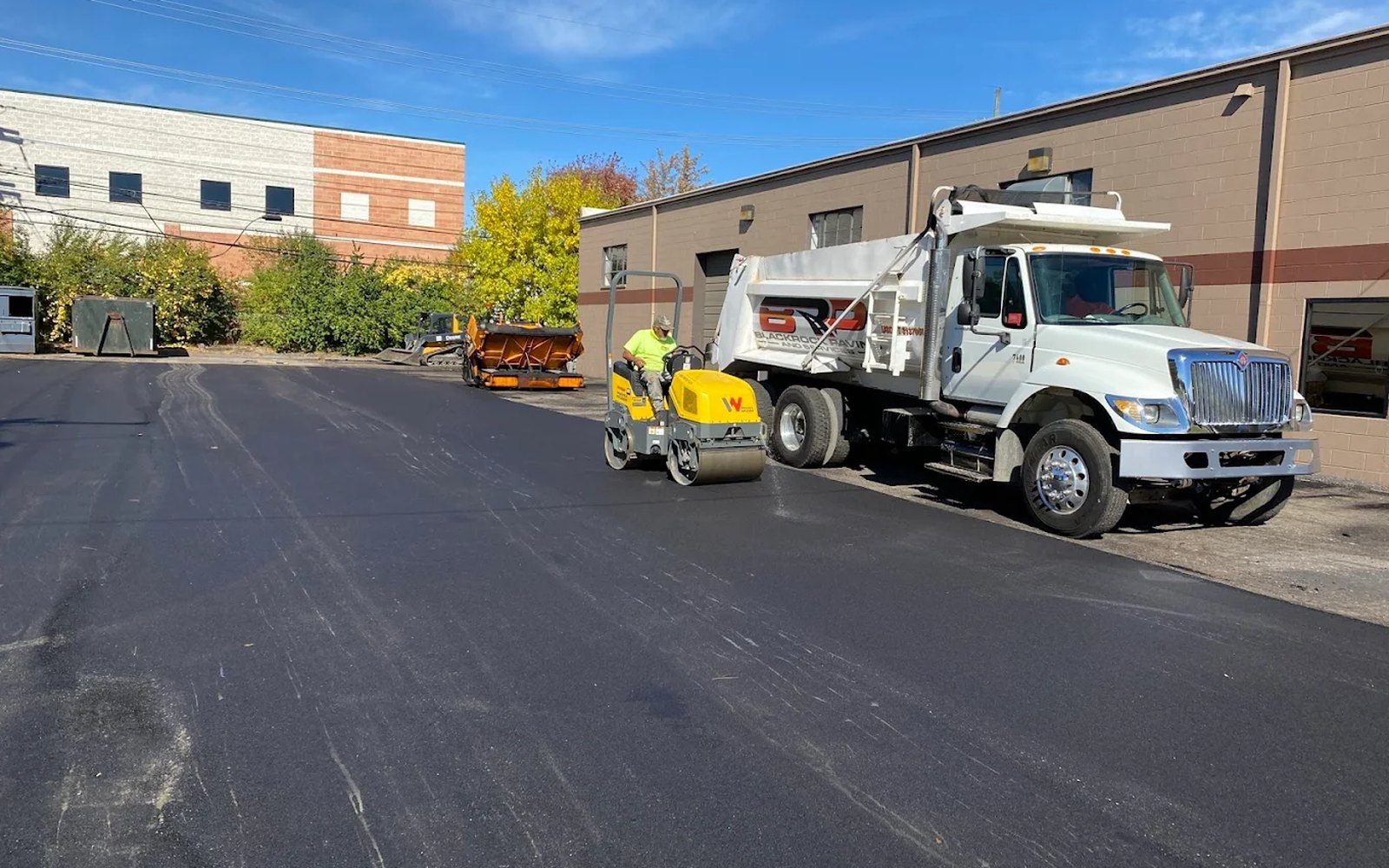 Asphalt paving project near Five Points, MI