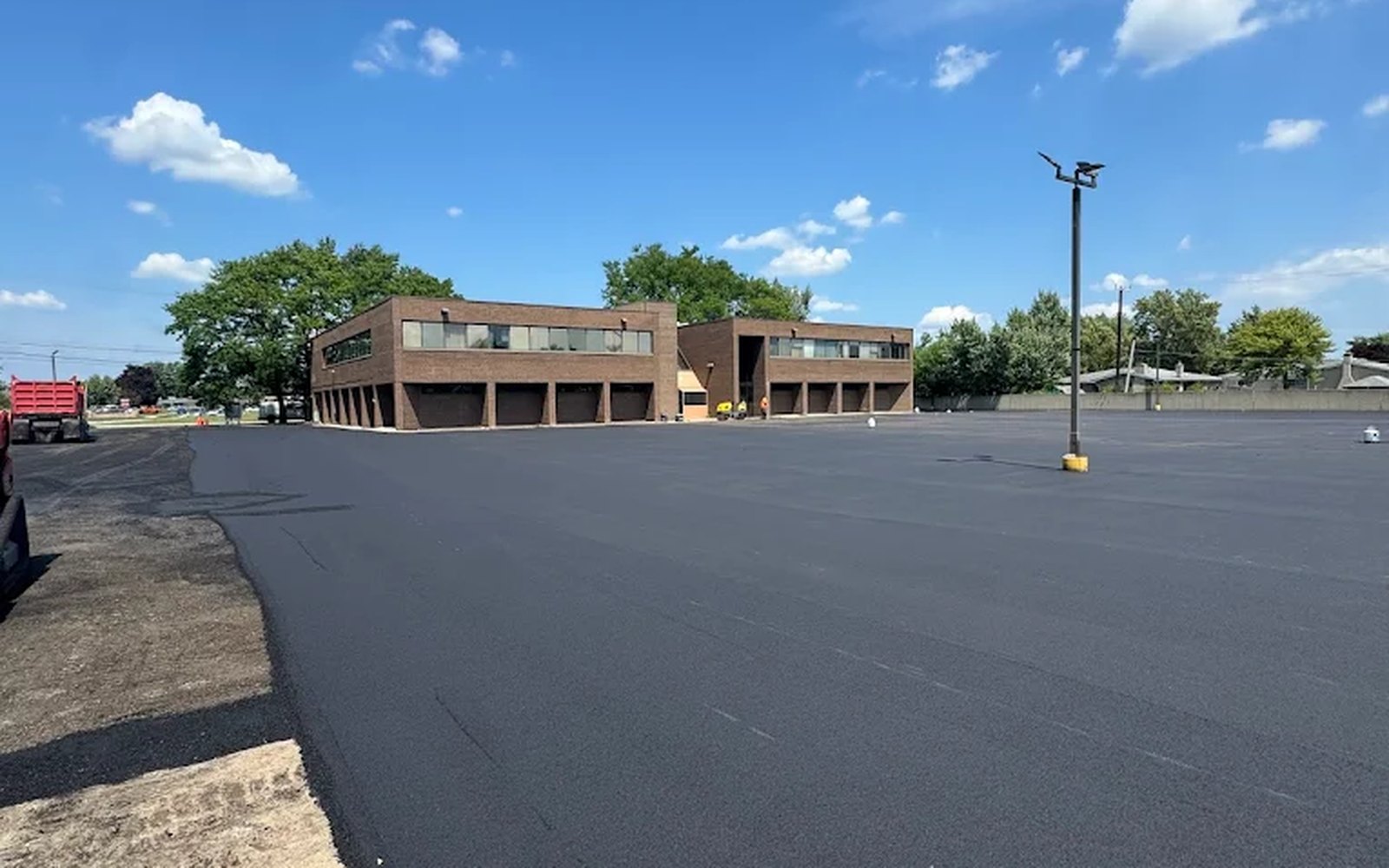 Asphalt paving project near Romulus, MI